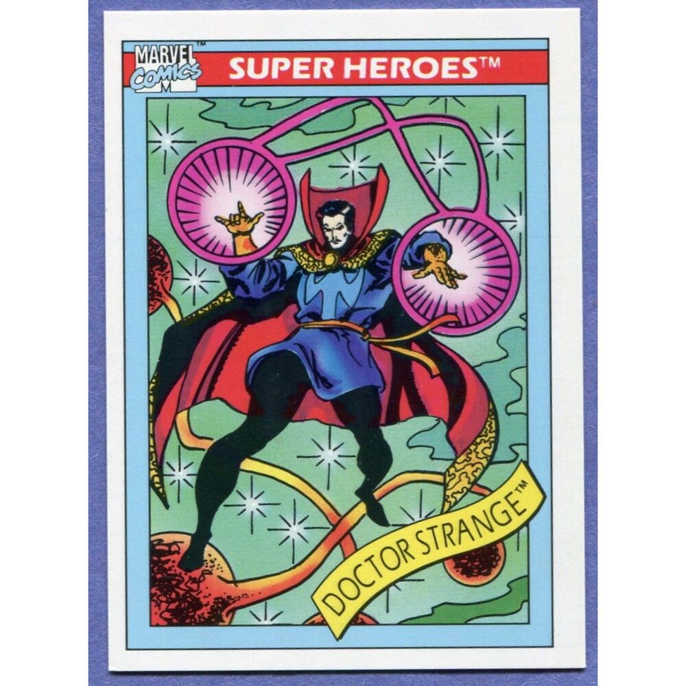 1990 Marvel Universe Card - #34 Doctor Strange